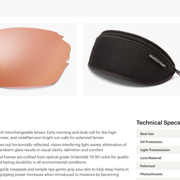 Rei Suncloud Tension Polarized Sunglasses Color: MATTE GRAPHITE - Picture 9 of 11